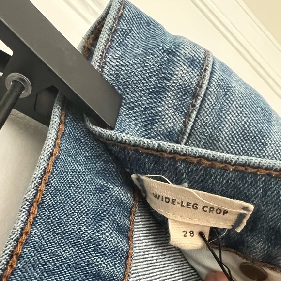 Madewell | Wide Leg Crop Jeans - Size 28 - Picture 5 of 5